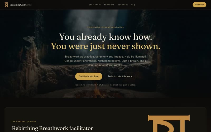 BreathingGod website