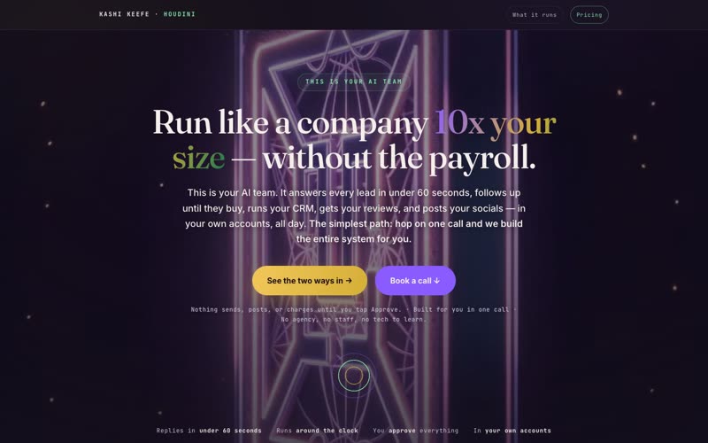 Houdini website